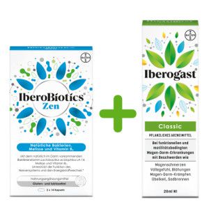 IberoBiotics Zen 2 x 14 Kapseln + Iberogast Classic 50 ml