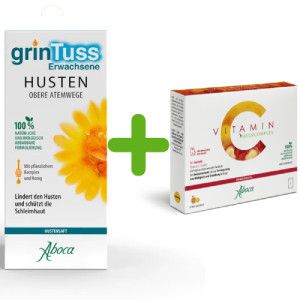 Grintuss Erwachsene Hustensaft 210 G + Vitamin C GRATIS